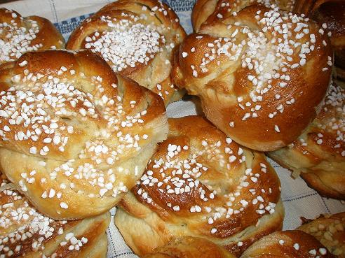 Nybakade vaniljbullar - mums...