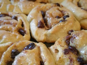Chelsea buns med citron och kanel
