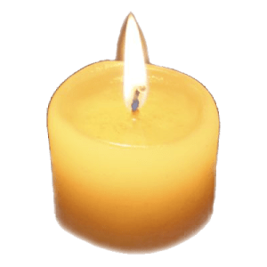 Levande ljus förgyller måndagsmiddagen...